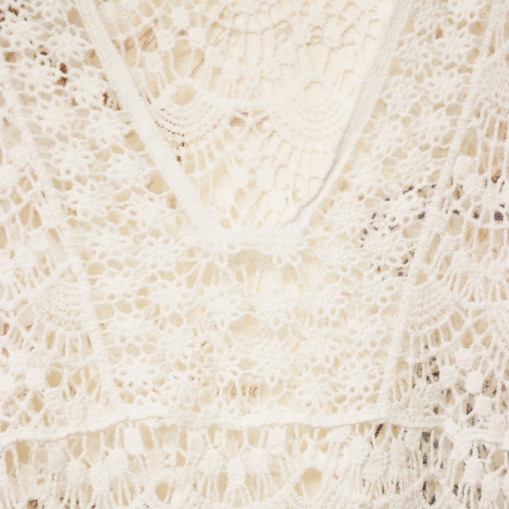 π Beautiful Crochet Scalloped Lace Bikini Cover - Picture 7 of 16
